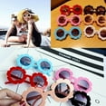 thumbnail image 2 of Ins super fire the same personality small flower candy color wild children sunglasses, 2 of 6