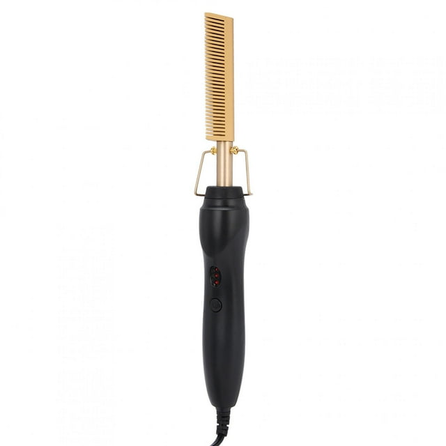 Peine alisador de cabello, peine calentador eléctrico multifuncional para rizar el cabello, mejora tu experiencia