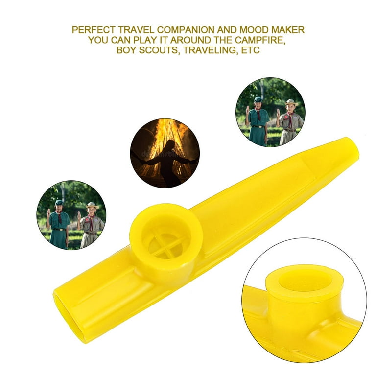 Kazoo Instrument Portable Quality Plastic Durable Safe Not Easy To Damage  Kazoo, For Instrument Lovers Beginner 