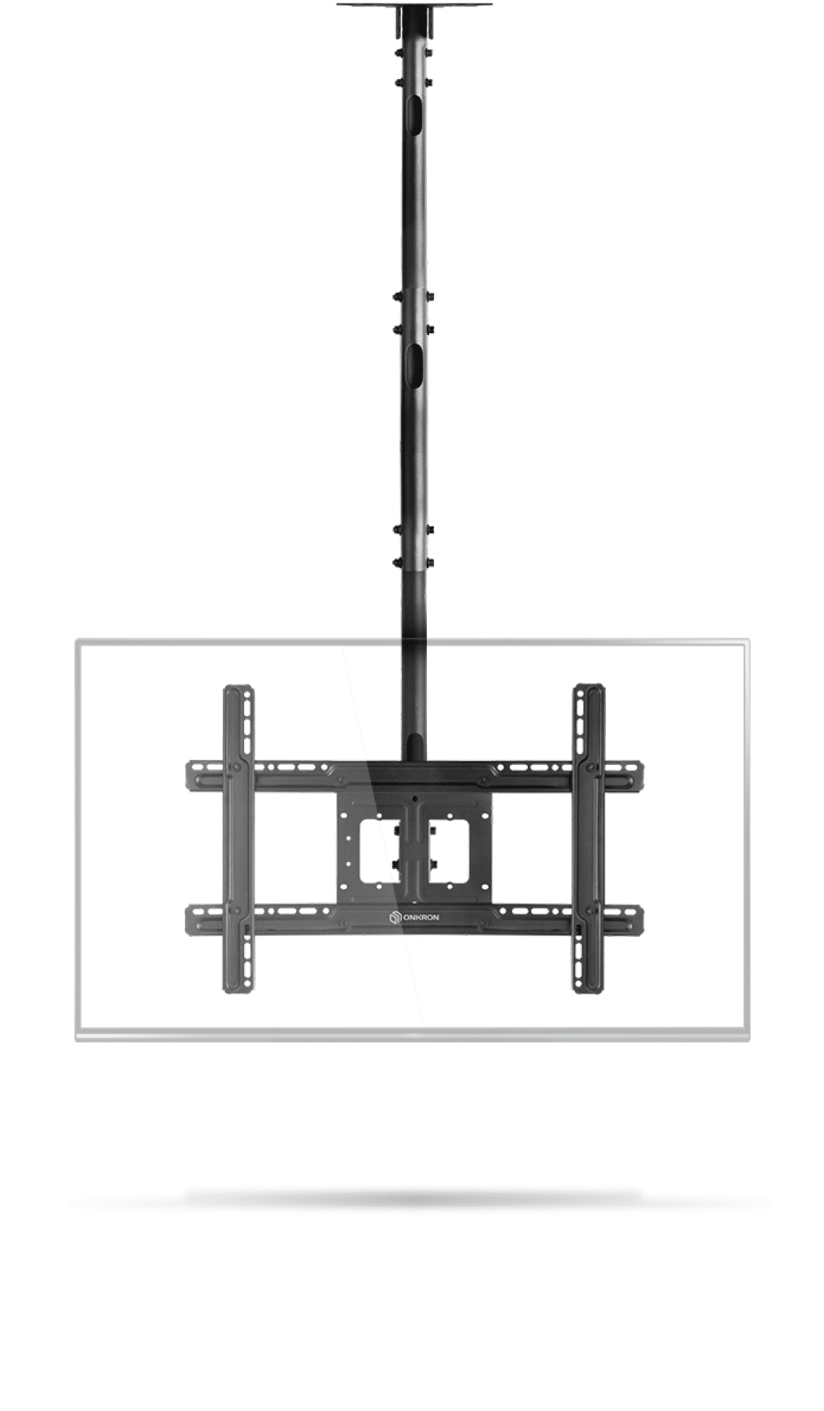ONKRON Ceiling TV Mount Hanging Height Adjustable TV Bracket Drop