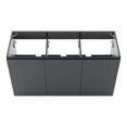 thumbnail image 6 of Wall Mount Vanity Cabinet (Sink not included), Grey Gray, Melamine Wood , Hotel Bedroom Bathroom, Modern Contemporary HB33819, 6 of 10