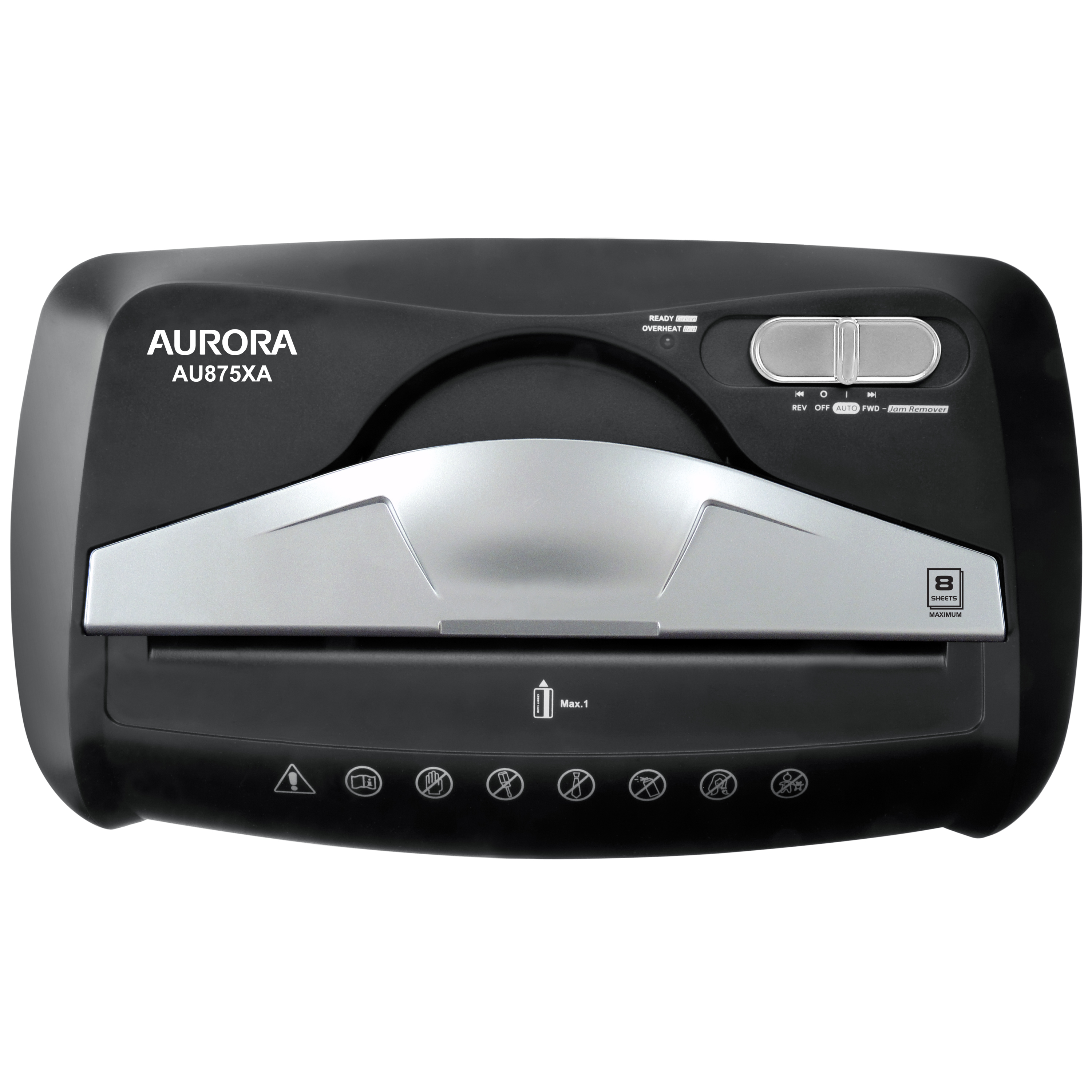 Aurora 8-Sheet Cross-Cut Paper Shredder photo 5