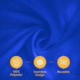 thumbnail image 2 of Mantel BRILLMAX Royal Blue 100% poliéster, 180 x 260 cm, 6 pies, 2 of 7