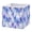 Blue and Purple Rhombus Shapes, variant on Foldable Fabric Storage Bin Home Cubes Clothing Organizer Bins Large Collapsible Box Basket for Home Organizer Watercolor Blue-purple Flowers