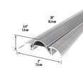 thumbnail image 3 of M-D Building Products 08748 3 in. x 3/4 in. x 36 in. Silver Aluminum and Vinyl Economy Low-Profile Threshold, 3 of 5