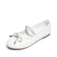 thumbnail image 1 of Zapatos de Niña Dream Pairs Bailarinas Blancas Slip-On, 1 of 5