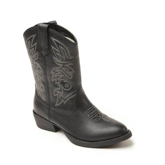 Deer Stags Kids' Ranch Cowboy Boot - Black - 11 Little Kid Medium