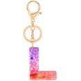 thumbnail image 1 of Letter Keychain,26 Letters A-Z Decorative Letter Keychain,Name Keychain for Women Girls Men Teenager Gift, 1 of 2
