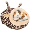 thumbnail image 2 of Warm Guinea Pigs Bed,Hedgehog Winter Nest,Rat Chinchillas & Small pet Animals Bed/Cube/House, Habitat, Lightweight, Durable, Portable, Cushion Big Mat, 2 of 6