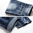 thumbnail image 3 of Keevoom Boys Skinny Fit Ripped Distressed Stretch Slim Washed Jeans, 3 of 5