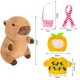 thumbnail image 2 of Set de peluche Kireidane Capybara con 7 prendas y accesorios, 2 of 8