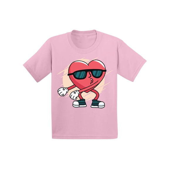 Valentine's T-shirt Funny Heart Dance Toddler Shirt Valentine's Day Gifts
