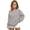 Khaki, variant on Girls Solid Color Off Shoulder Sweatshirt Cozy Relaxed Fit Hoodie Knit Top for Everyday Wear 5-14 Years