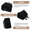 thumbnail image 5 of Black Glow Plug Switch for Bobcat Skid Steer F C Series 553 751 753 763 773 863, 5 of 7