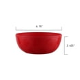 thumbnail image 5 of Mainstays Strawberry Polypropylene Cereal Bowl, 1 Pack, Red, 5 of 5