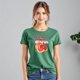 thumbnail image 3 of Playera Con Estampado De Fresh Summer Citrus – Dale Sabor y Color a tu Verano Ropa Para Mujer Color Verde Talla Extra Grande Marca Emil SaEs, 3 of 4