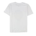 thumbnail image 2 of Elevenparis Mens Flaming Smiley Graphic T-Shirt, White, X-Large, 2 of 2