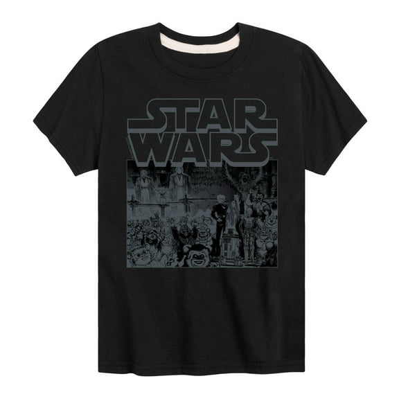 Star Wars - Manga Art Style Toddler And Youth Short Sleeve Tee