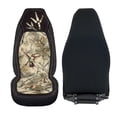 thumbnail image 5 of XYZCANDO Hummingbirds Front Car Seat Cover Comfortable Camo Forest Automobile Front Seat Covers Stretch Polyester Fabric Cover Easy to Install and Clean for Cars SUV Sedans, 5 of 7