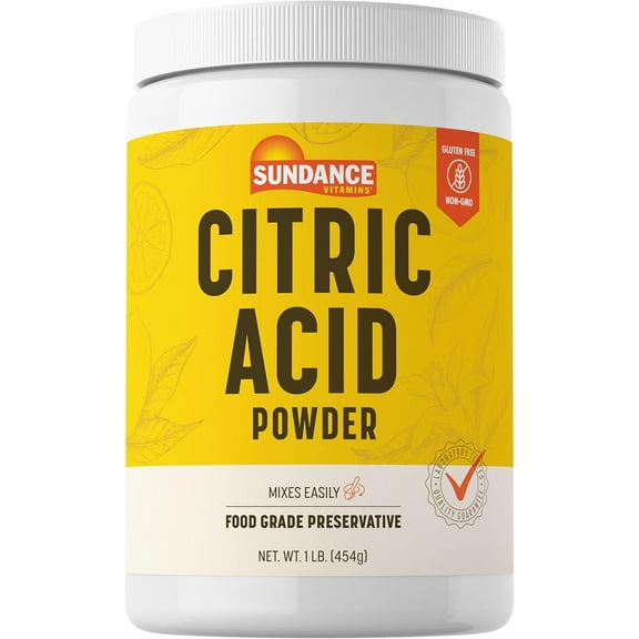 Citric Acid Powder | 1lbs (454g) | Food Grade Preservative | Non-GMO, and Gluten Free | by Sundance