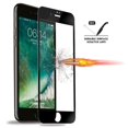 thumbnail image 5 of Tempered Glass Screen Protector 4D Full Cover 9H Hardness [HD Crystal Clear] [Bubble Free] Black [Soft Edge Hybrid] B1 for iPhone 6 6S 7, 5 of 6