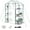 Clear, variant on Quictent Clear 56"x29"x77" 3 Tiers 6 Shelves Portable Walk-in Mini Greenhouse Hot Green House Planter Gardening