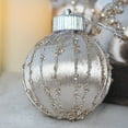 thumbnail image 3 of Christmas Ball Ornaments for Christmas Tree Decorations Hanging Balls 18 Pcs 3.15" Glitter Crystal Champagne Shatterproof Christmas Ornaments Balls Set for Xmas Wedding Party Holiday Home Decor, 3 of 8