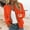 Orange, variant on Women's Lightweight Casual Baseball Jacket Long Sleeve Zip up Outerwear Comfortable Loose Fit Stylish Plain Coat for Spring Autumn Daily Wear Jackets with Zippers Market Women Casual Anorak
