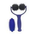 thumbnail image 3 of Rodillo de masaje multifuncional portátil para , práctico masaje manual de mano para espalda, cuerpo completo, piernas, pies y cuello. Azul, 3 of 8