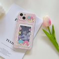 thumbnail image 5 of Funda rosa con tarjetero para iPhone, carcasa con dibujo de Hello Kitty, Little Twin Stars, para modelos 14, 13 Pro Max, 12, 11, XR, XS, X, 7, 8 Plus, 5 of 5