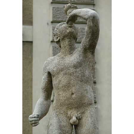 - Canvas Print Architecture Fountain Sculpture Art Man Sandstone Stretched Canvas 10 x 14