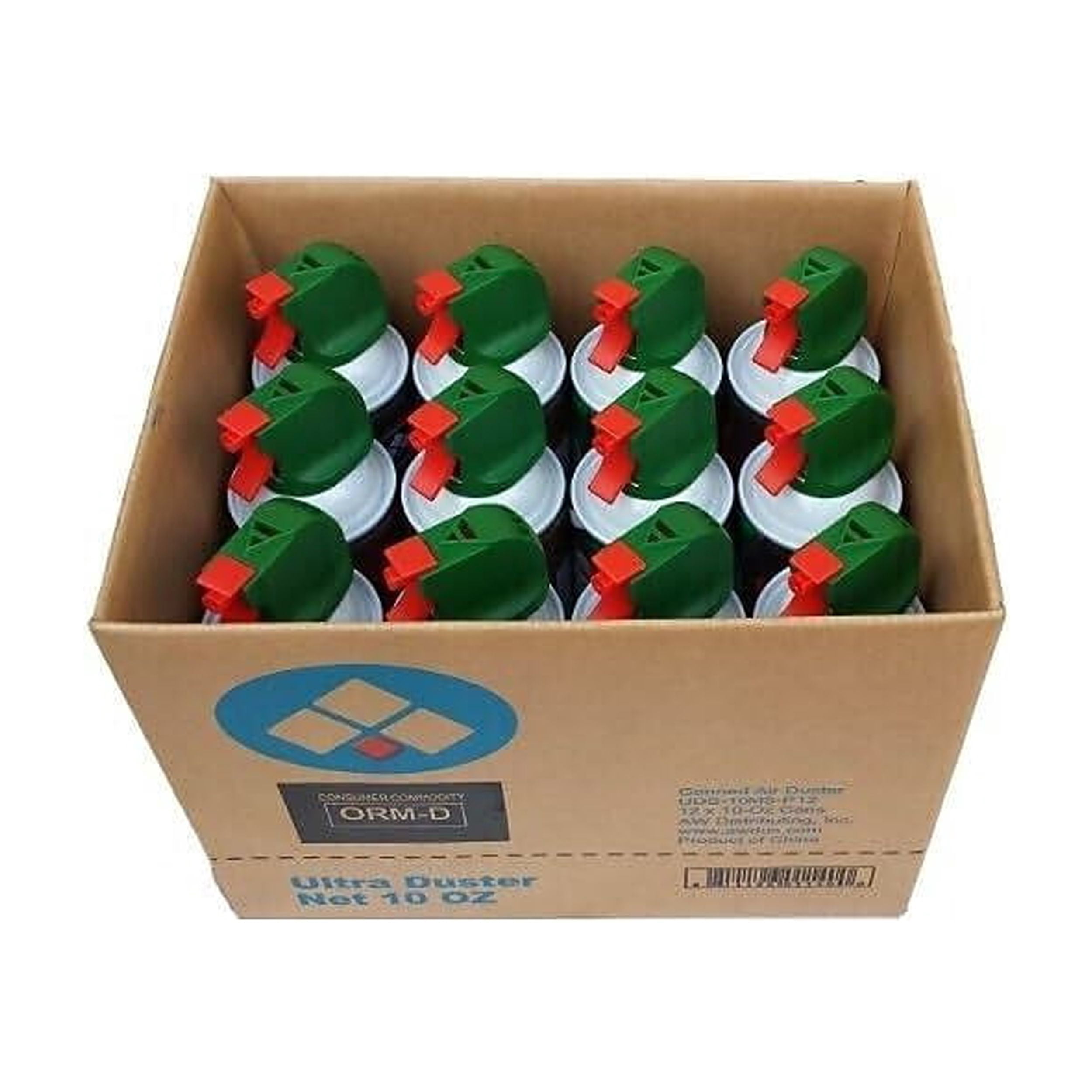 Ultra Duster Industrial Strength Compressed Air Duster Cleaner 10 oz., 12/Pack (UDS-10P12)