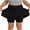 Black, variant on Girls Athletic Skort with Built-in Shorts & Side Pockets, High Waist Solid Color Tennis Cheer Skirt, Breathable Casual Sport Skort for Kids Daily Play Sports Outfit Ages 4-12(Black/4-5 Years)