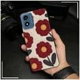 thumbnail image 5 of LYM-Phone Case For MOTO G Play 2024/4G/5G, Dirt-resistant Protective Anti-dust flower Phone Pouch TPU Full wrap Back Cover Graffiti Durable Cartoon Soft case Oil Painting Fashion Design, 5 of 9
