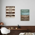 thumbnail image 5 of Retro Rustic Christian Bible Canvas Wall Art,Motivational Scripture Art Canvas Prints Framed Wall Artwork Ready to Hang For Christian Home Bedroom Office Wall Decor-12 x 15 Inches, 5 of 6