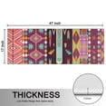 thumbnail image 5 of Kitchen Rugs Sets Of 2,Ethnic Figure and Pattern Anti Fatigue Kitchen Mat Rugs Non Slip Washable,Decorative Kitchen Floor Mats for Kitchen,Sink,Laundry,17"X47", 5 of 5