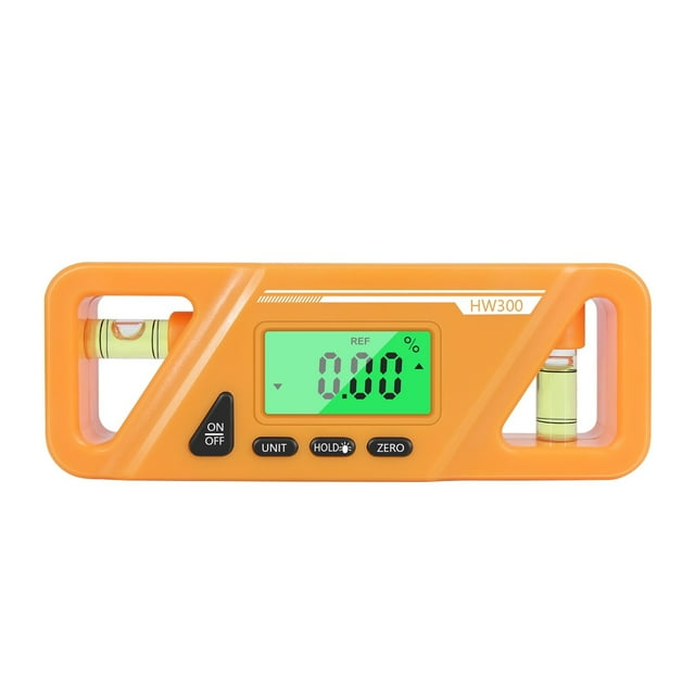 BFSAUHA Outil de Mesure pour Protracteur et Jauge d'Inclinaison pour Usage Intérieur et d'Atelier avec Attache et Conversion d'Angle (3ml)