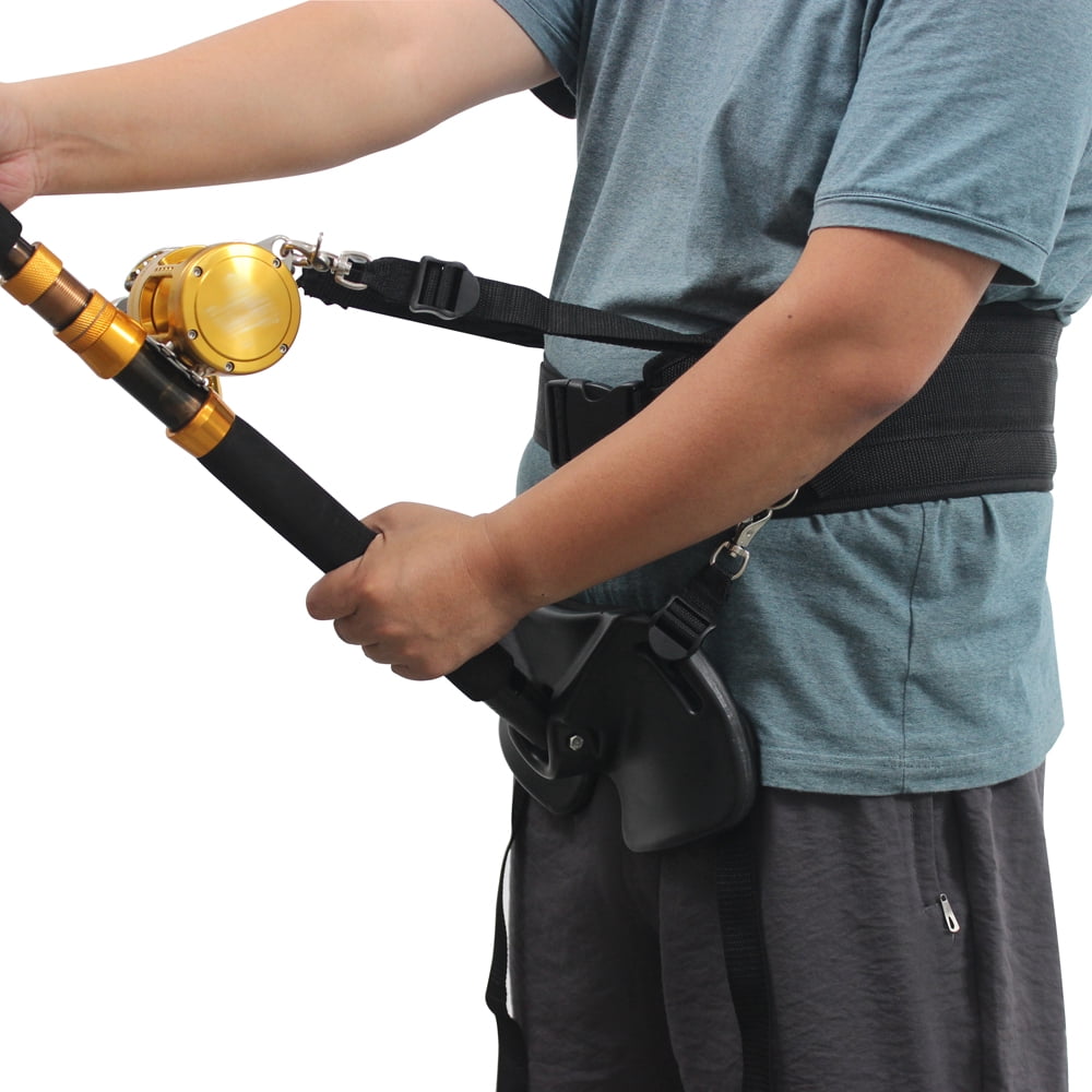 Ceinture De Combat Pour Pêche Offshore - Porte-canne - Bleue - Extensible - Offshore Angler