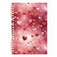 thumbnail image 5 of joogoo A5 Spiral Journal Notebook Valentine's Day Hearts College Ruled Notebooks 8.3" x 5.7" 2 PCs, 5 of 8