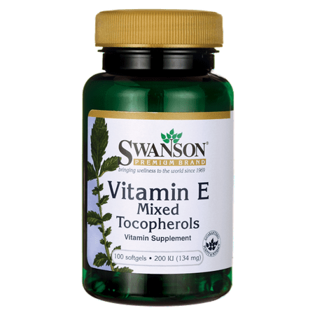 Swanson Vitamin E Mixed Tocopherols 200 Iu 100 (Best Vitamin E Products)