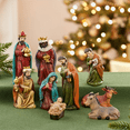 thumbnail image 5 of Kurt Adler 5-inch Resin Nativity, 9 Piece Set, 5 of 5
