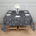 thumbnail image 3 of Spider Web Halloween Pattern Square Tablecloth,Waterproof Square Table Cover,Wipeable Spillproof Washable Table Cover for Home Kitchen Party Decor 52"x52"(132x132cm), 3 of 6