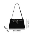 thumbnail image 4 of Bolso Bandolera Mujer Gamuza Correa Ajustable para Viajes, 4 of 9