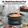 thumbnail image 6 of 3L Non-Stick Electric Hot Pot with Dual-Power Control and Removable Pot for Shabu Shabu, Party, and Family Gatherings, 6 of 6