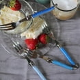 thumbnail image 5 of French Home Laguiole Cake Forks, Set of 4, Shades of Blue., 5 of 5