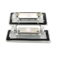 thumbnail image 2 of 1 Pair 6500K High Brightness Spreading Widely LED License Number Plate Light for Audi TAPDRA Spare Part, 2 of 4