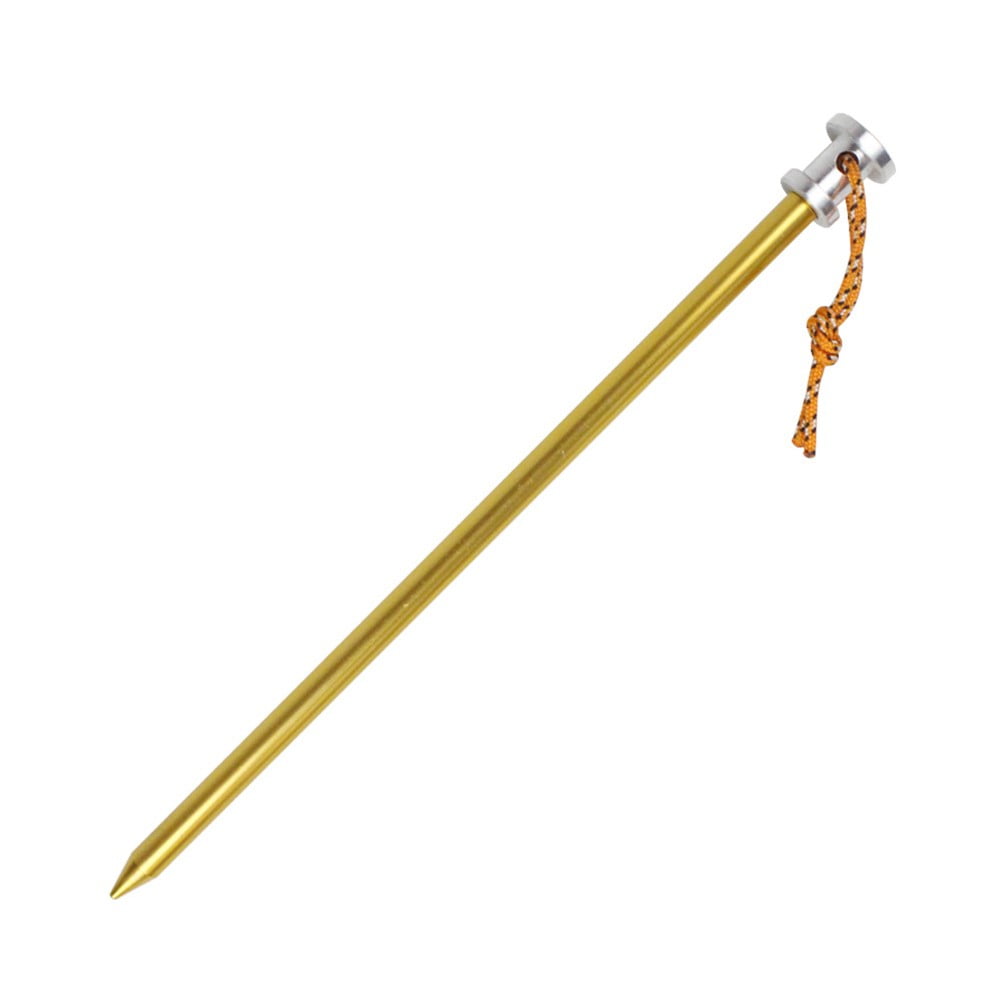 8Pcs Heavy Duty Aluminum Tent Stakes 23Cm With Rope Pegs For Sand Mud & Grass