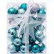 thumbnail image 1 of Adornos navideños, 30 adornos para árboles de Navidad de 3 cm, adornos de bolas de Navidad colgantes irrompibles, regalos de decoración de bodas para fiestas familiares (verde) Fason WLJ-2292, 1 of 5