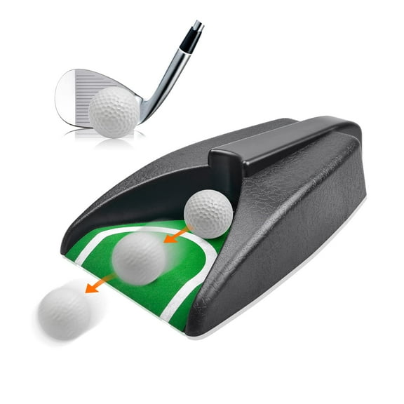 Golf Ball Return Putting Unit, Automatic Return Machine, Indoor Golf Putting Hole, Battery-Powered Practicing, Suitable for Practicing at Home, Office, Yard, Party