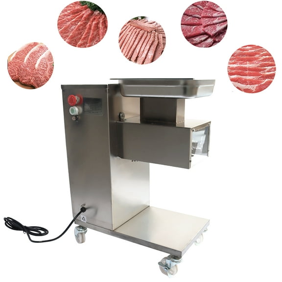 INTBUYING Meat Cutter Slicer Grinder Commercial Electric QE Cutting Machine Body without Blade